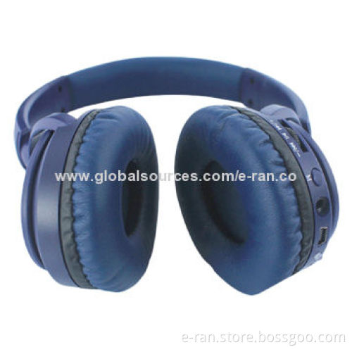 ER-L02 Stereo Bluetooth Headphones, Built-in FM Radio, Built-in 5V, 300mAh Polymer Battery